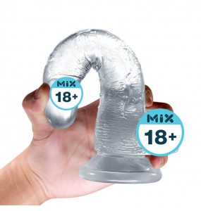 MizzZee - Transparent Crystal Dildo (L:20cm - D:3.8cm)